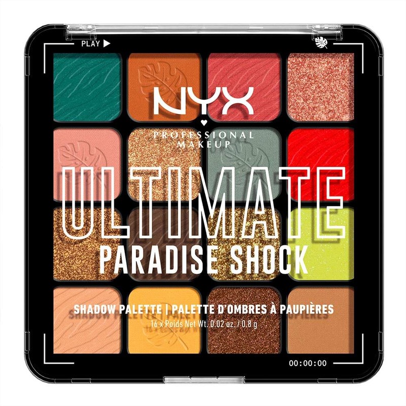 NYX Professional Makeup Ultimate Shadow Palette, Tono Paradise Shock