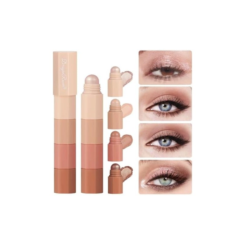 4 Colour Sombra de Ojos Stick Sets, En Barra Eyeshadow