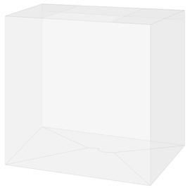 Display Geek, 1 x Plastic Pop Protector Only Compatible with 6 inch Tiamat NYCC #846 Super Size Funko Pop Box - Nothing Else fits