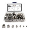 119-Piece Set of Cap Nuts High Shape According to DIN