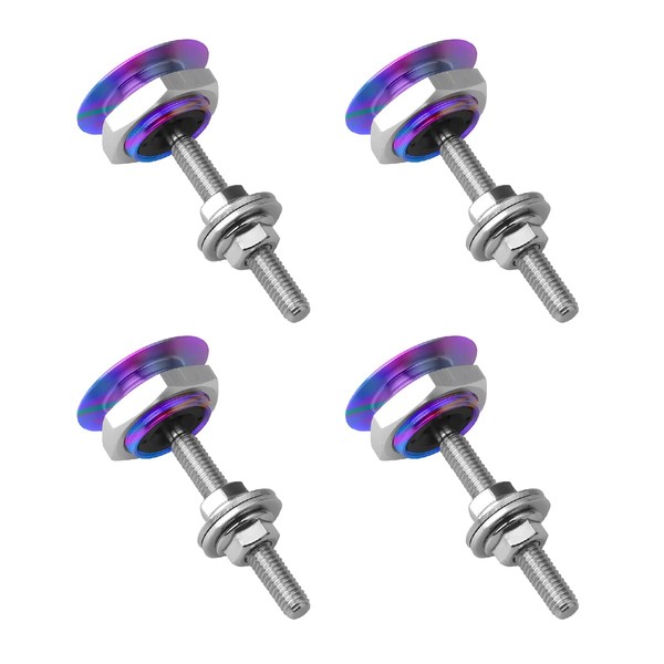 JNNJ 4 Pieces Quick Release Hood Pins, Push Button Hood