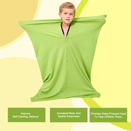 Sensory Sock (Medium 47''L X 27''W) Special Supplies With Sensory Need, Body Sock, Full-Body Wrap To Relieve Stress, Self-Claming, Relaxing