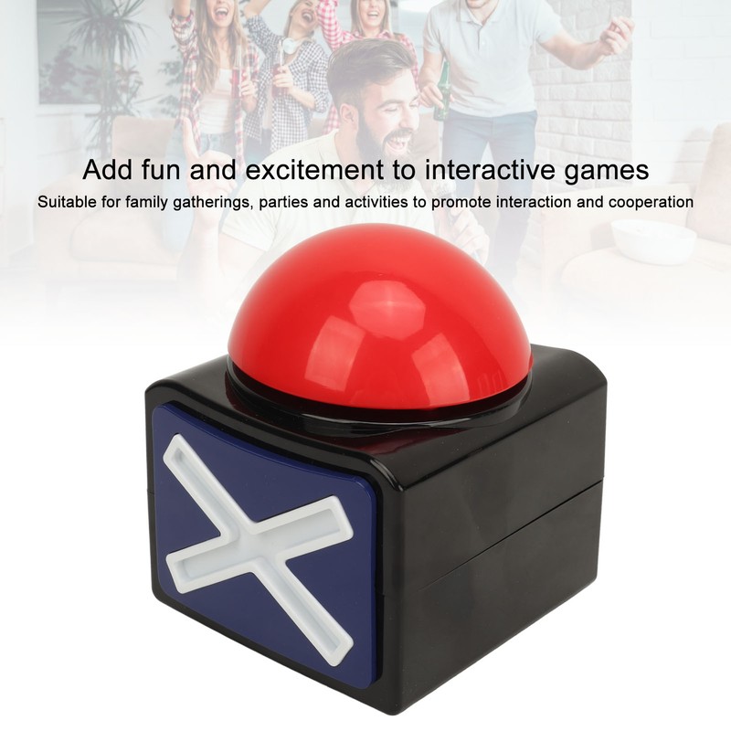 Game Buzzer Large Pressing Button Funny Loud Sounds Buzzer Alarm