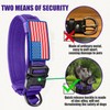 Tactical Military Dog Collar - Adjustable Nylon, Heavy Duty Metal