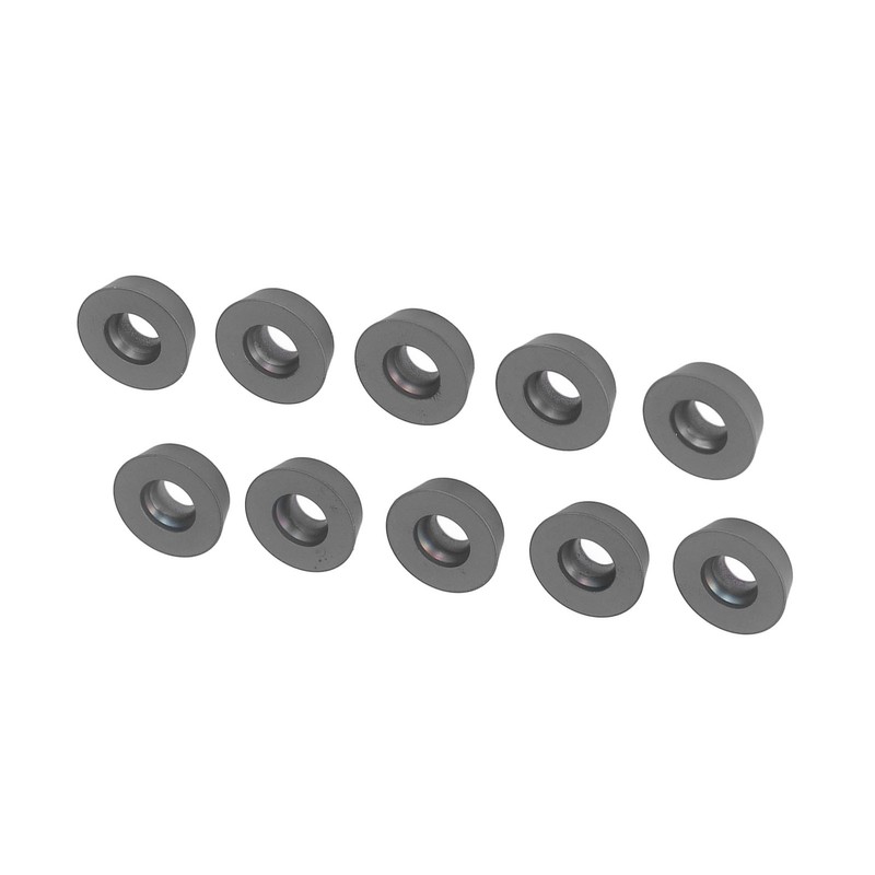 10PCS Black Coating Carbide Inserts Round CNC Turning Milling Inserts