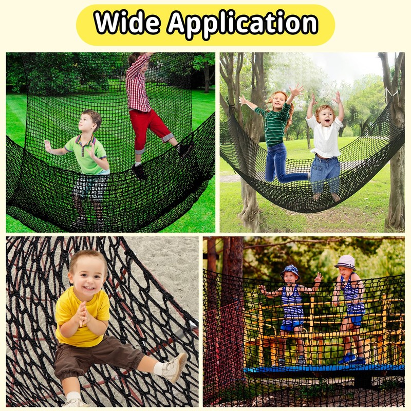 Toriexon Climbing Cargo Net - 6.5' x 9.8', Double Layer