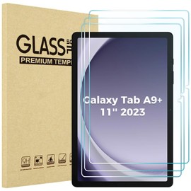 ProCase 3 Pack Screen Protector for Galaxy Tab A9 Plus 11 Inch 2023, HD Tempered Glass 9H Film Guard for 11" Tab A9+ 5G Tablet (SM-X210/X216/X218)