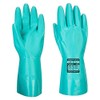 Portwest unisex Nitrosafe Chemical Gauntlet, Green, Large