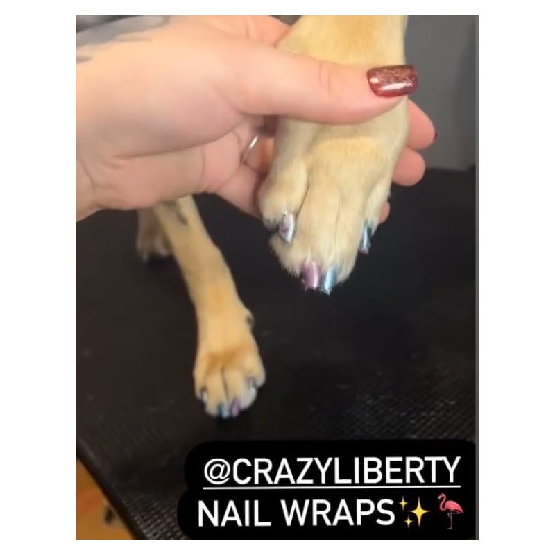 Pet Nail Polish Wraps