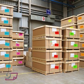 8-1/2 x 11" Neon Color High Light Fluorescent Labels for Laser & Inkjet Printer (Pink Fluorescent, 4 x 5" - 4 Per Page | 100 Labels)