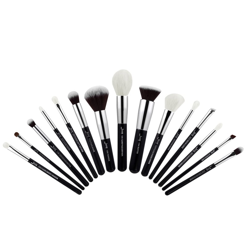 Jessup Beauty Makeup Brush Set Cosmetic Make-Up 15 Pieces Eye