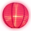 Quasimoon 16" Ultra Violet Shimmering Nylon Lantern, Even Ribbing, Durable,