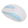 Wireless Keyboard and Mouse Combo 2.4G and Bluetooth Quiet Round