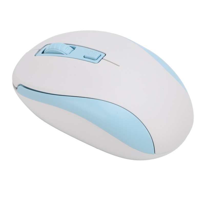 Wireless Keyboard and Mouse Combo 2.4G and Bluetooth Quiet Round