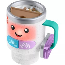 Fisher-Price - Taza de café para bebés y niños pequeños con Luces, música y Aprendizaje para bebés a Partir de 6 Meses