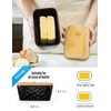 Butter Dish with Lid, Large Butter Dish for Countertop, Ceramic