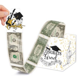 2025 Graduation Birthday Money Gift Box For Cash Gift, Music Student Happy Graduation Grad Surprise For College Graduation For Those Who Love Music