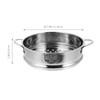Healeved 18cm Stainless Steel Steamer Food Steamer Basket Useful Bun