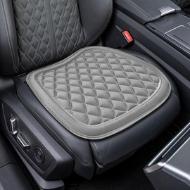 Tecledsn Car Seat Covers, Breathable Anti-Slip Bottom Seat Cushion Mat Pad, Universal Four Seasons Car Front Driver Bottom Seat Protector Covers, Car Accessories for Truck SUV More Vehicles ((Gray)