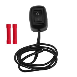 Tiardey DC 10A 12V Paste Type Toggle Switch, Black, Auto DIY Switch, On/Off Switch, Manual Operation