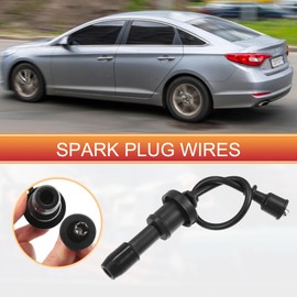 ACROPIX Car Spark Plug Coil Wire Ignition Coil Harness Cable 6.6mm for Kia Compatible with Optima and Hyundai for Santa Fe Sonata 2.4L No.2750138B00-2 Pack