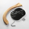 everous Banana Hanger black Marble Base,Modern Banana Holder Tree Stand
