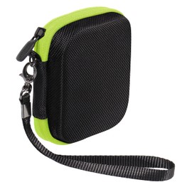 CaseSack CaseSack case for ZOLEO Satellite Communicator, Black with Green Zip to Match ZOLEO, mesh Accessory Pocket (Black with Green Zip)