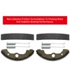 JAVIK Front Brake Shoes Springs Pins Kit for Honda TRX300FW