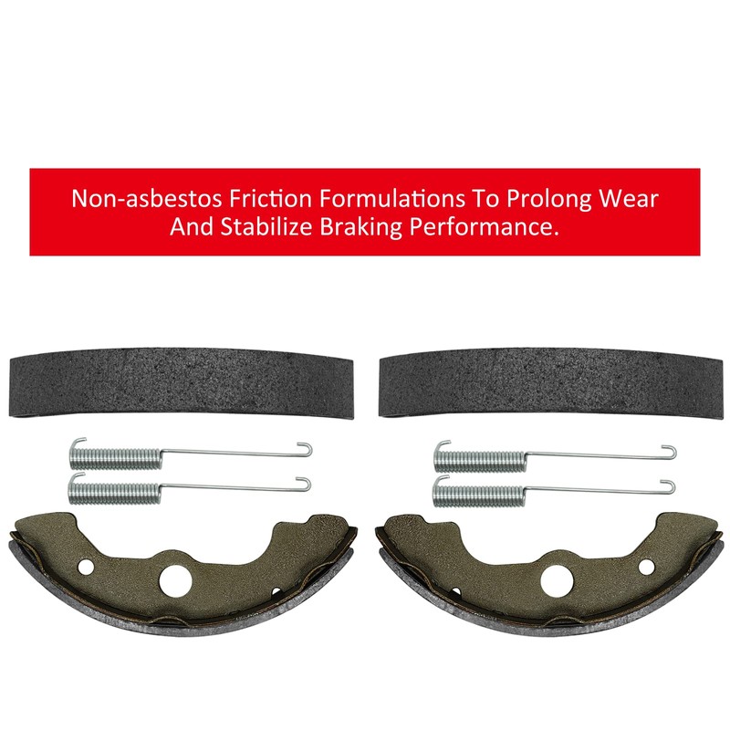 JAVIK Front Brake Shoes Springs Pins Kit for Honda TRX300FW