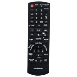 ALLIMITY N2QAYB 000643 Remote Control Replacement for Panasonic Compact Stereo System SC-HC55 SC-HC55DBEBK SC-HC55DB