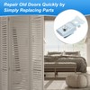 PATIKIL Bifold Door Hardware, 0.7 Inch Locking Device Bi-Fold Door