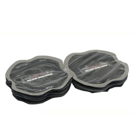 ZERINT TP-B05 Tire Repair Patch, Heavy Duty Bias Ply Repair Patch, Tire Repair for Puncture, Tire Bias Tractor Tire Repair Patch 5 1/4" x 5 1/4" 2 ply 10 pcs