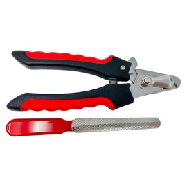 G.B.S Dog & Cat Pets Nail Trimmers and Clippers - with Safety Guard to Avoid Over Cutting, Free Nail File, Stainless Steel Blade - Professional Grooming Tool for Pets