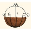 TINGMEI Half Round Coco Liner, Coco Liner for Hanging Basket