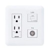 Panasonic Cosmo Series WTF34373W Wide 21 Embedded Multimedia Outlet with