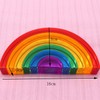 Nabeta Deco 6pcs Building Blocks Rainbow Crystal Acrylic Children Learning