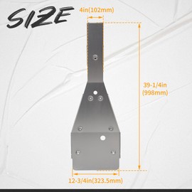 KUAFU Full Chassis Glide & Swing Arm Skid Plate Gaurd Combo Compatible with Yamaha Raptor 700 700R 2006-2020 ATV