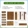 SunNordic Kubb Yard Game Set, Garden Rubber Wood Outdoor Tossing