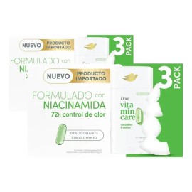 Pack 2 Dove Desodorante Pepino/melon 3/74g Ctc