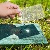 Liobelon 30 Pieces Credit Card Sized Magnifying Lenses Wallet Magnifier