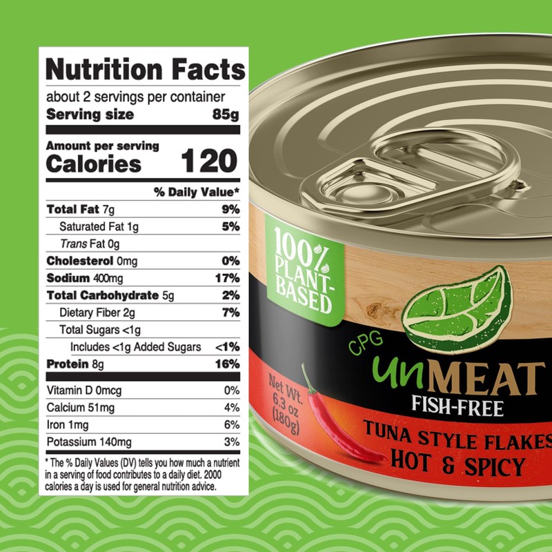 unMEAT Plant Based Tuna Style Flakes | Easy to Prepare