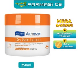 Rosken SPECIAL Rosken Skin Repair Dry Skin Lotion 250ml EXP:04/2028 [ Farmasi CS ]