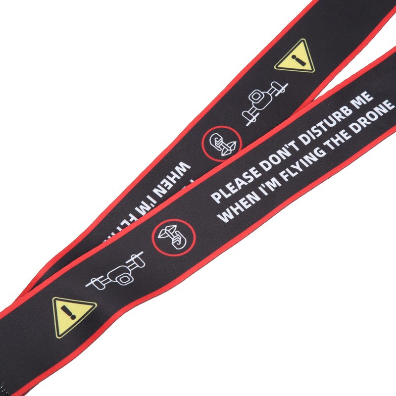 Pasamer Remote Control Strap, 62.3 cm Nylon Warning Slogan Transmitter