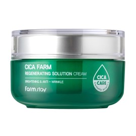 FARMSTAY Cica Farm Regenerating Solution Cream - Face Moisturizer - Moisturizer Face Cream Reduces Wrinkles - 1.69 oz