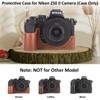 MUZIRI KINOKOO Case for Nikon Z50 II Camera, PU Leather