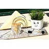 Glass Toothpick Holder with Bamboo Toothpicks – Decorative Crystal Toothpick