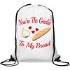 You Are Garlic to My Bread Couples Graphic Gym Sack