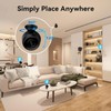 Oraolo Indoor Surveillance Camera, 1080P Clear Night Vision, Home Security