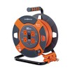Link2Home Cord Reel 80 ft. Extension Cord 4 Power Outlets