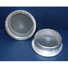 1" Round Open Screen Vent - Mill - Package of 6